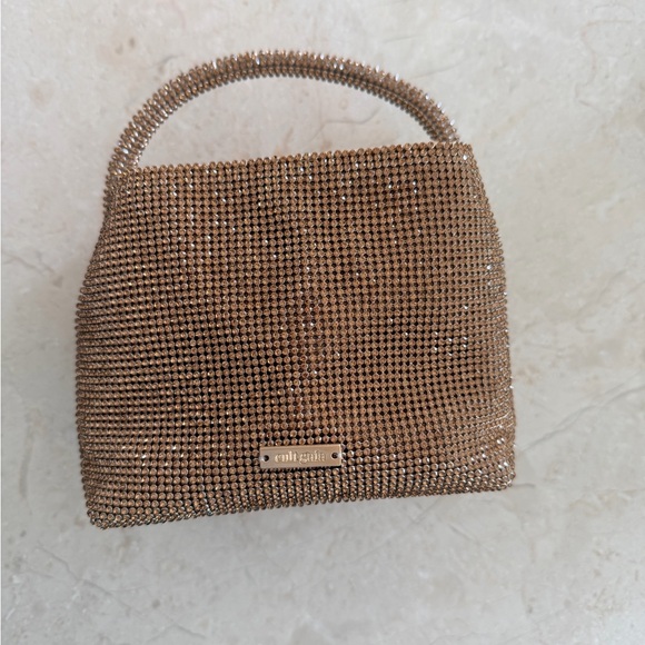 cult gaia Handbags - New Cult gaia Solene champagne gold bag